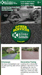 Mobile Screenshot of kreiderdriveways.com